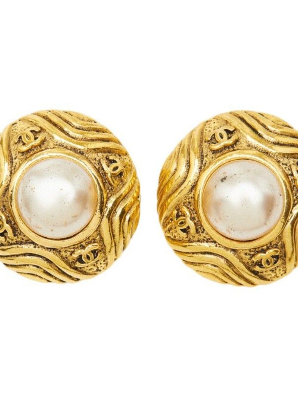 Chanel Vintage Pearl Gold Plated - Picture 2 of 5